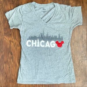 Chicago Skyline Disney shirt with Mickey head